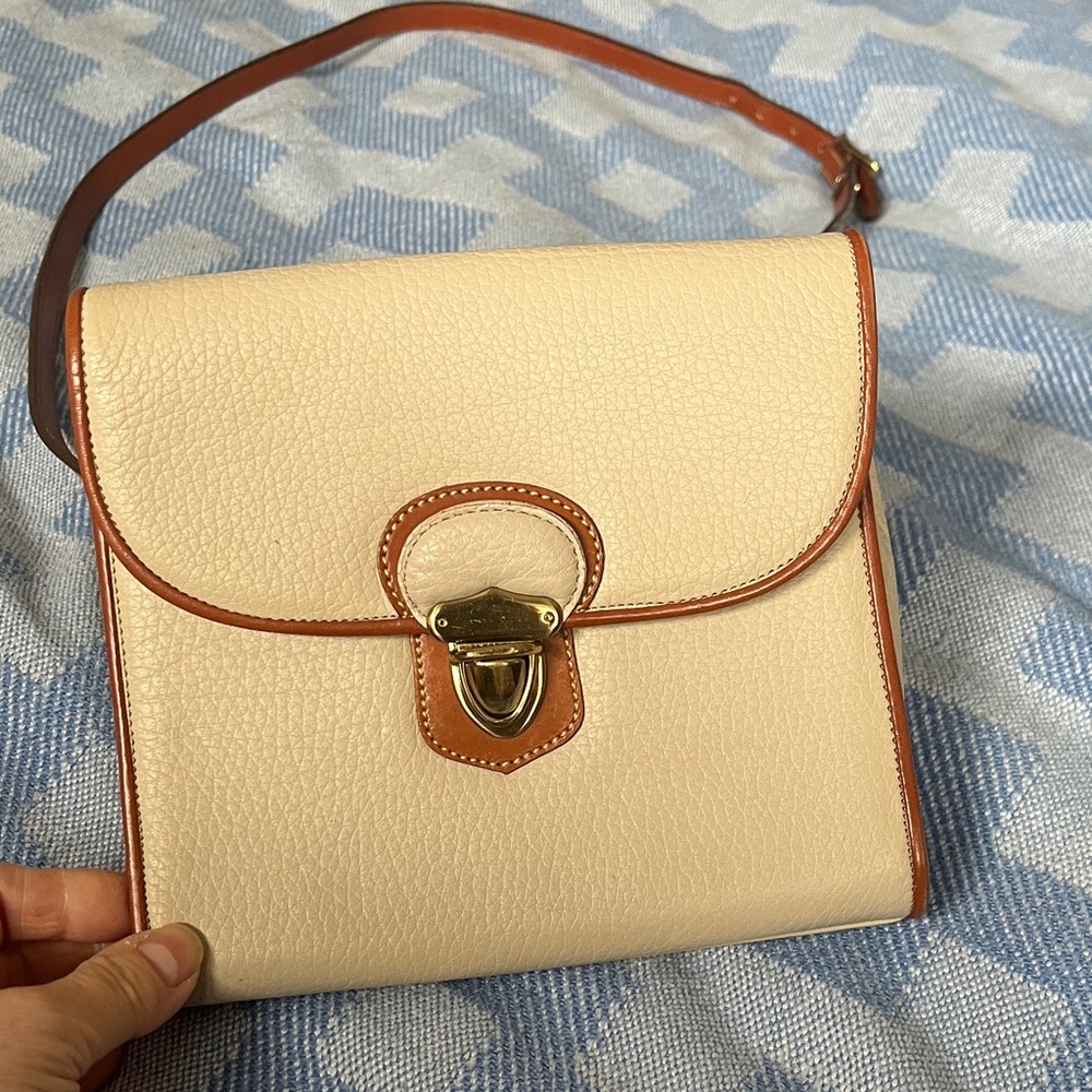 Dooney & Bourke Two Tone Crossbody Plaza Bag